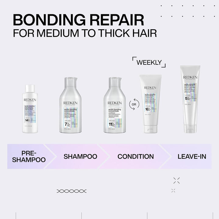 Redken Pflegendes Haarshampoo Mit Intensivem Schutz Vor Farbverlust, Konzentrierte All-In-One Formel, Acidic Bonding Concentrate Shampoo