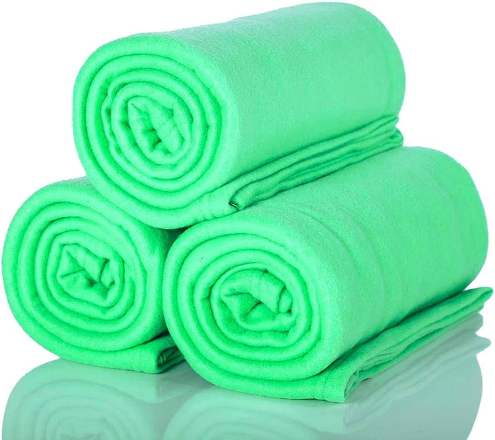 ALCLEAR 3 StÃ¼ck Oeko Tex Fleecedecken, Farbe: Anthrazit, Tolle GrÃ¶ÃŸe 130X160 Cm, Ãœber 200 G/M2, Sofadecke Couchdecke Wohndecke, Picknickdecke SofaÃ¼berwurf Decke