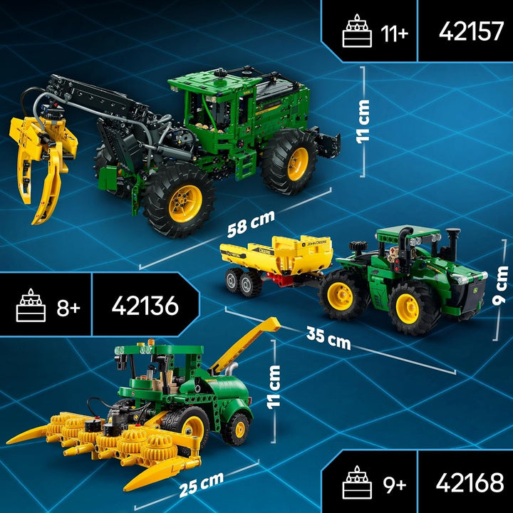 LEGO Technic John Deere 9700 Forage Harvester, Tractor de jucărie pentru copii, set de fermă, model de vehicul cu funcții realiste, cadou pentru băieți și fete de la 9 ani 42168