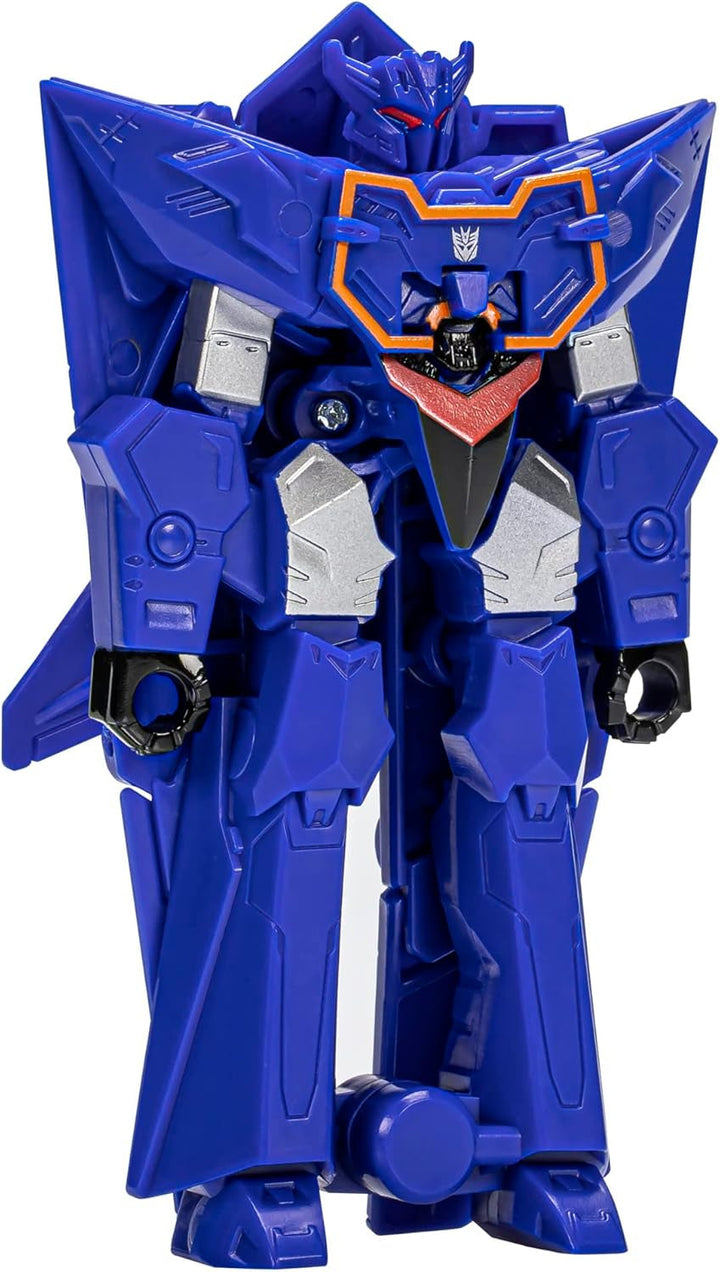Jucărie Transformers Earthspark 1-Step Flip Changer Megatron, figură de acțiune înaltă de 10 cm, jucărie robot pentru copii cu vârsta de peste 6 ani