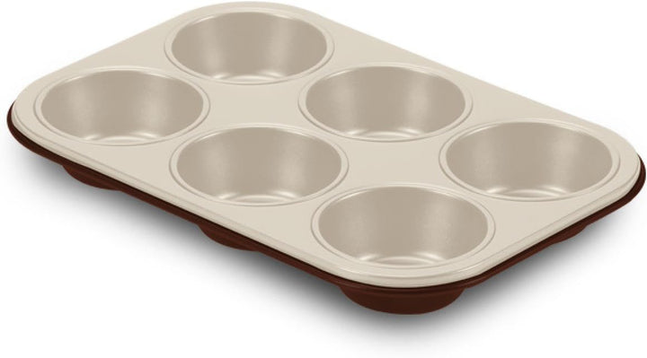 Blackstone Kuchenform 12 Muffins, Stahl, Schwarz/Grau Stein, 6 Einheiten