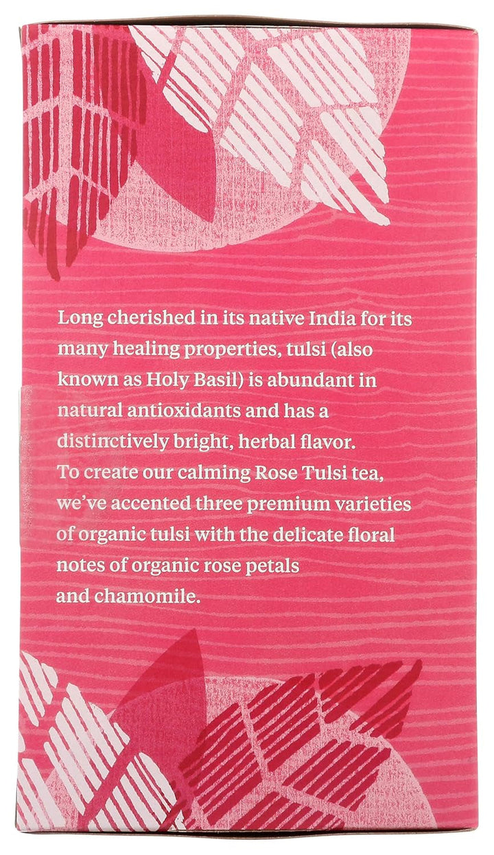 Allegro Tea, Organic Rose Tulsi Tea Bags, 20 Ct Tea USA Naty Shop