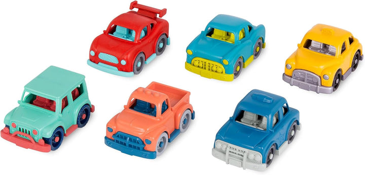 Battat plastic, BT2525Z Jucărie interactivă cu volan, de asemenea, pentru călătorii și călătorii cu mașina, cu lumini și sunete pentru copii cu vârsta de 2 ani și peste, roșu, compatibil cu mașinile Jucarii Bebe Naty Shop Mașini mini
