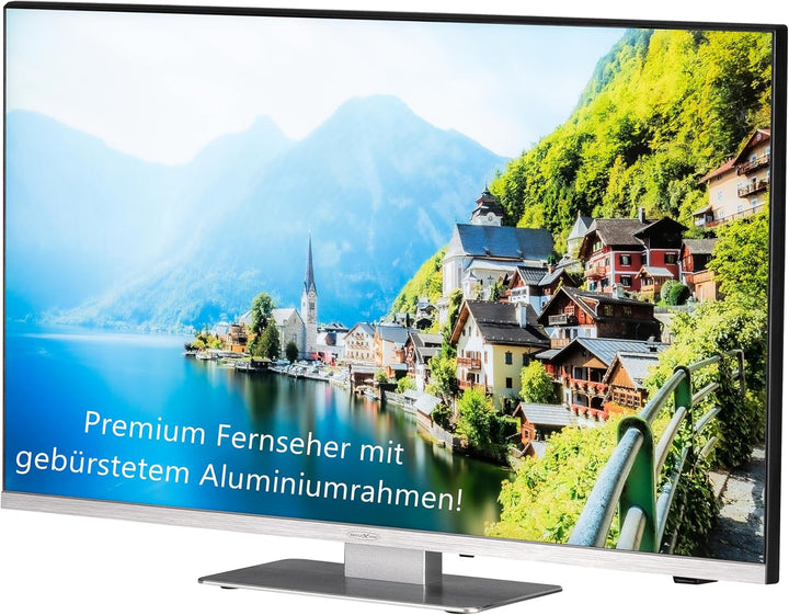 REFLEXION LDDX27IBT Smart LED Fernseher 27 Zoll / 69Cm, LG Weboshub, Wohnwagen/Wohnmobil/Camping/Caravan/Boot/Lkw TV, Slimline, 12/24/230 Volt, Full HD, Triple Tuner, Bluetooth, WLAN, Dvd-Player