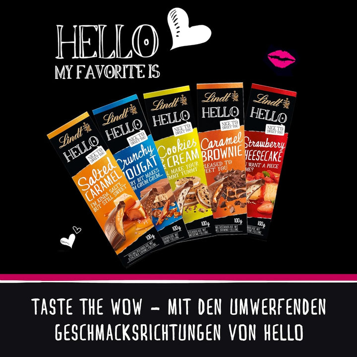 Lindt Schokolade HELLO 4 Good Vibes | 164G | 4 Verschiedene HELLO Pralinen Zum Teilen Oder Selber Genießen | Schokoladengeschenk