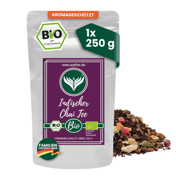 Azafran ceai chai indian bio - ceai cu mirodenii vrac 250 g