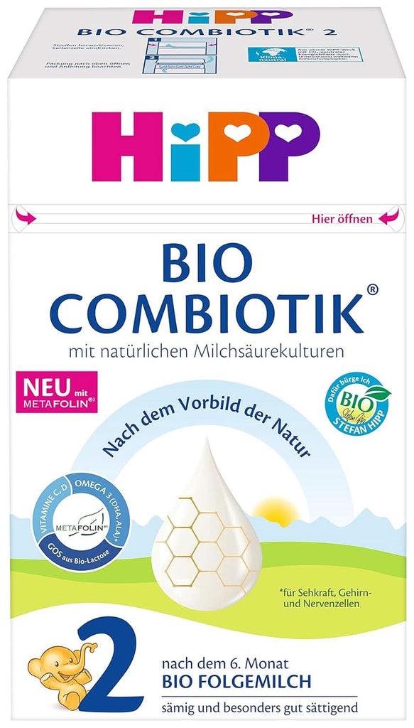 Hipp Bio Milchnahrung, 2 BIO Combiotik, Folgemilch, 600G