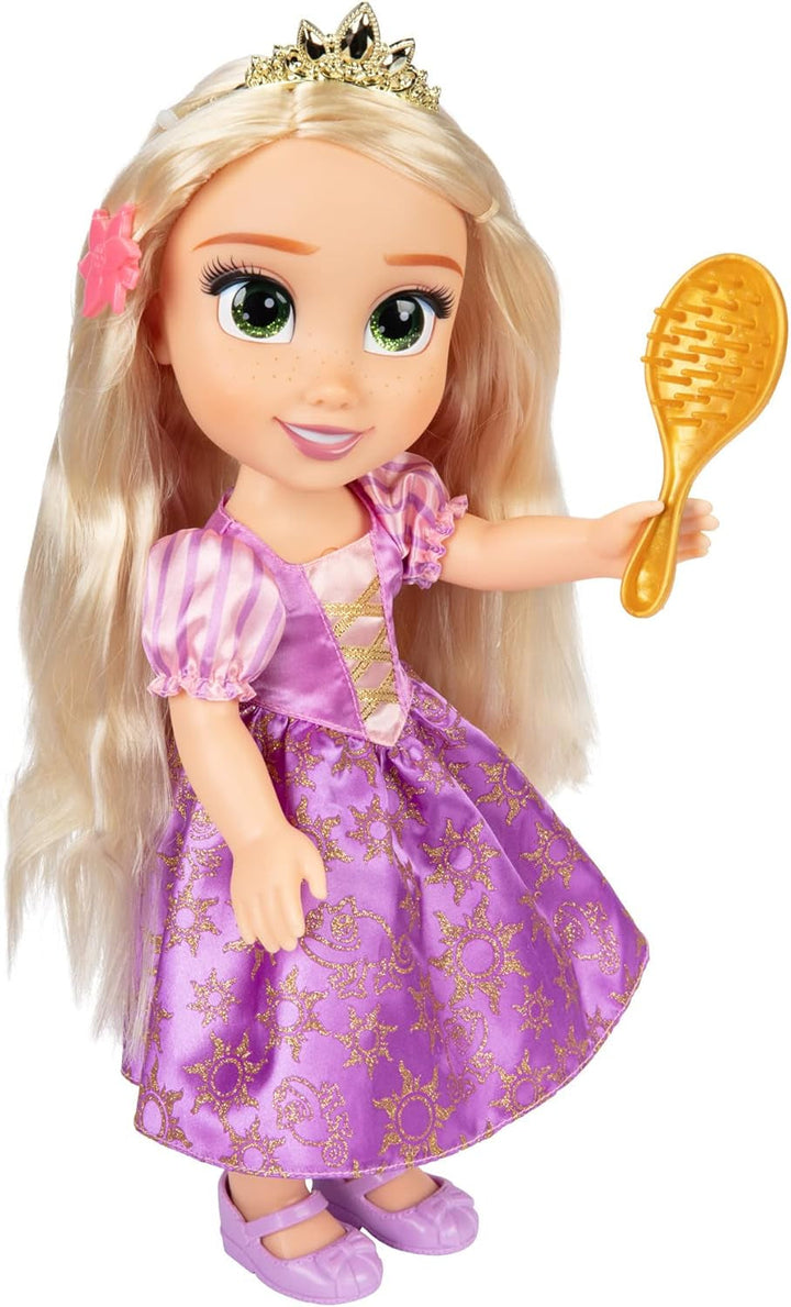 Disney Princess Singing Rapunzel Doll 35 Cm, Cântă "I See the Light", Include accesorii pentru mai multă distracție, Perfectă pentru fetițe cu vârsta peste 3 ani, Violet