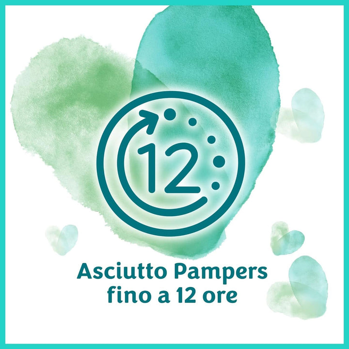 Pampers Naturello, 76 de scutece cu bumbac și materiale naturale din plante, 0% parfum, mărimea 4 (7-18 kg)