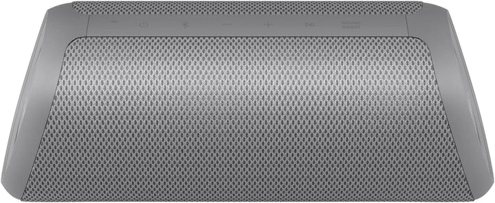 LG XBOOM Go DXG7, Difuzor Bluetooth portabil (40 wați, Google Assistant, Siri, iluminare), gri