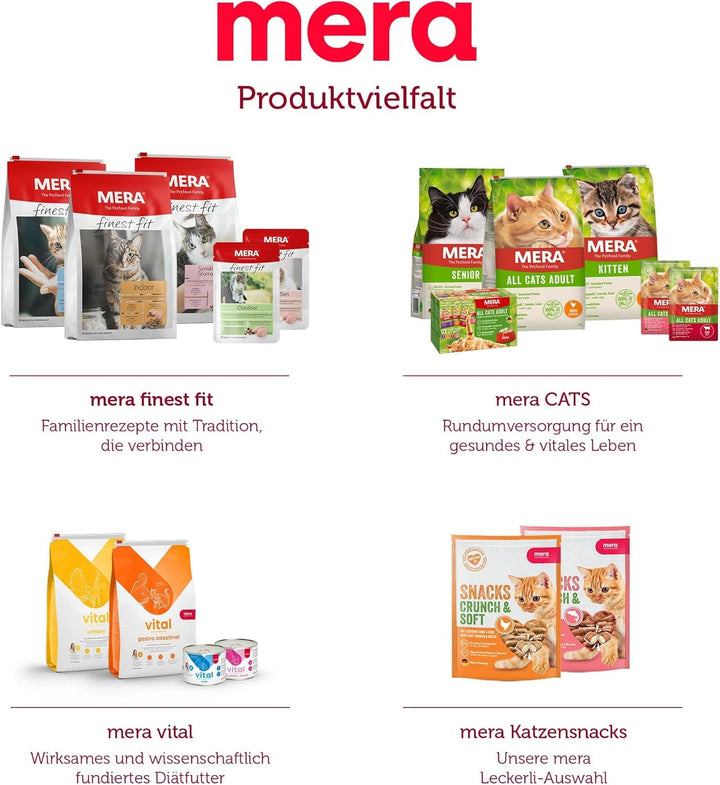 MERA Cats Kitten Duck (2kg), hrană uscată pentru pisici în creștere și pisoi, fără cereale și sustenabilă, hrană uscată pentru pisici cu conținut ridicat de carne