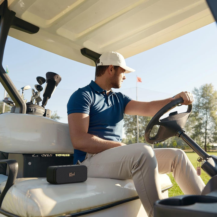 Klipsch, Nashville, Difuzor Bluetooth portabil, Standard Ip67, Rezistent la apă și praf, Autonomie 24 ore, Bluetooth 5.3, Curea de transport reglabilă și detașabilă, Negru.