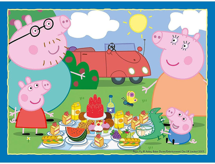 Ravensburger Peppa Wutz puzzle jigsaw pentru copii cu vârsta de 3 ani și peste, 10,2 cm (12, 16, 20, 24 piese)