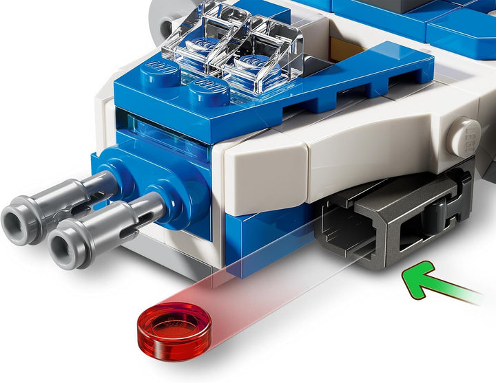 LEGO Star Wars Căpitanul Rex Y-Wing Microfighter, cărămizi construibile pentru nave stelare de colecționat, idee de cadou pentru băieți și fete cu vârsta de 6+ 75391