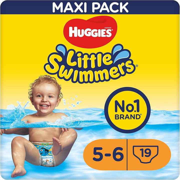 Huggies Little Swimmers Einweg-Schwimmwindeln, Größe 5 – 6 – 33 Hose Total