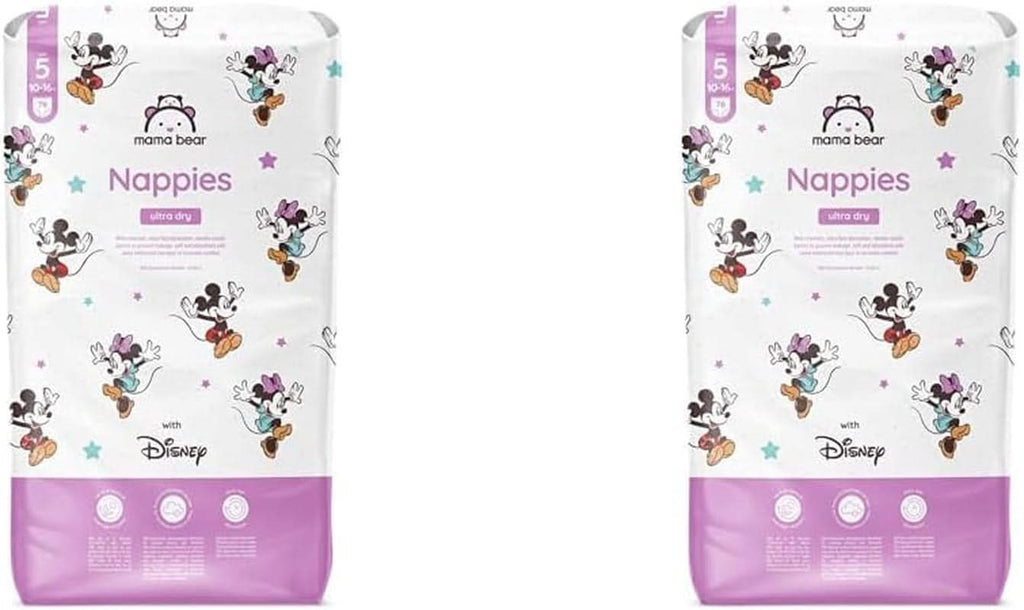 Scutece Mama Bear Disney Ultra Dry mărimea 4 (8-14 kg), alb, 84 bucăți (1 pachet)