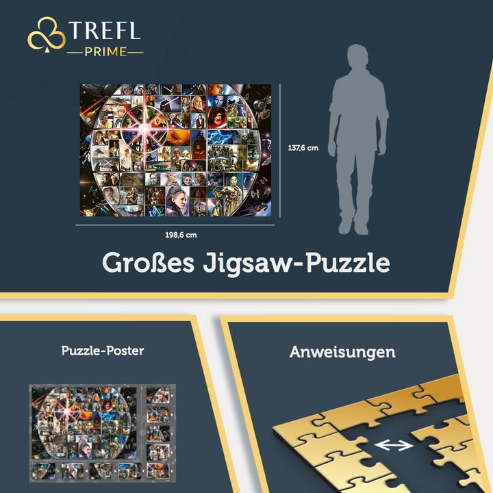 Trefl Prime - Puzzle UFT: Star Wars, Universe Epic Collection - 13500 elemente, Joc mare, Cea mai groasă cutie, Pentru adulți și copii de peste 12 ani