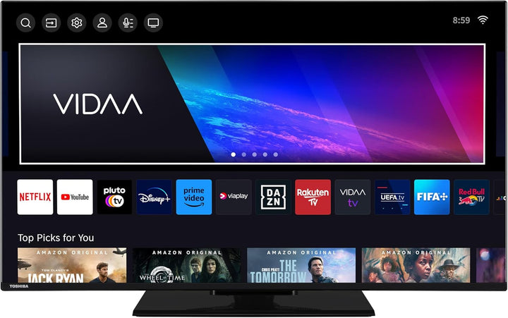 Toshiba 32LV3E63DAZ 32 Zoll Fernseher/Vidaa Smart TV (Full HD, HDR, Triple-Tuner, Bluetooth, Dolby Audio)