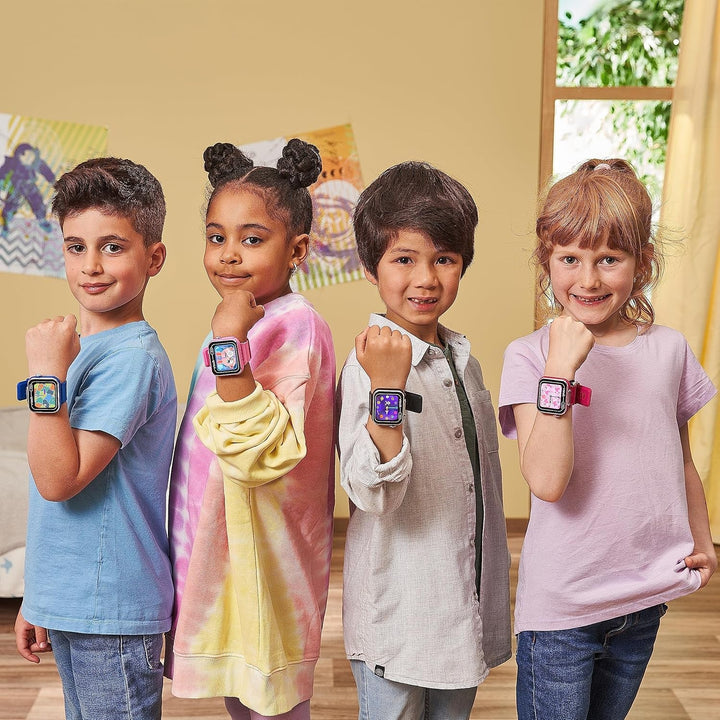 Vtech KidiZoom Smart Watch MAX în negru - ceas pentru copii cu cameră dublă pentru fotografii și videoclipuri, numeroase jocuri, funcții variate și multe altele - Pentru copii de la 5-12 ani