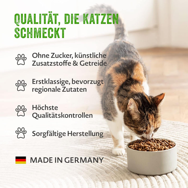 MERA Cats Kitten Duck (2kg), hrană uscată pentru pisici în creștere și pisoi, fără cereale și sustenabilă, hrană uscată pentru pisici cu conținut ridicat de carne