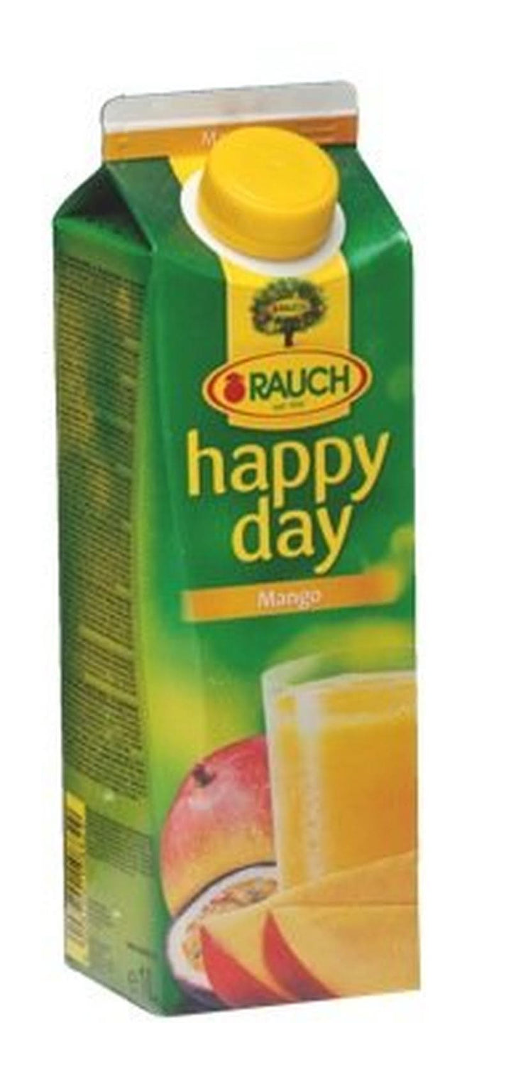 Rauch Happy Day Mango | Băutură rafinată cu fructul pasiunii | O mulțime de vitamina C | 6 x 1 litru, Tetra Prisma