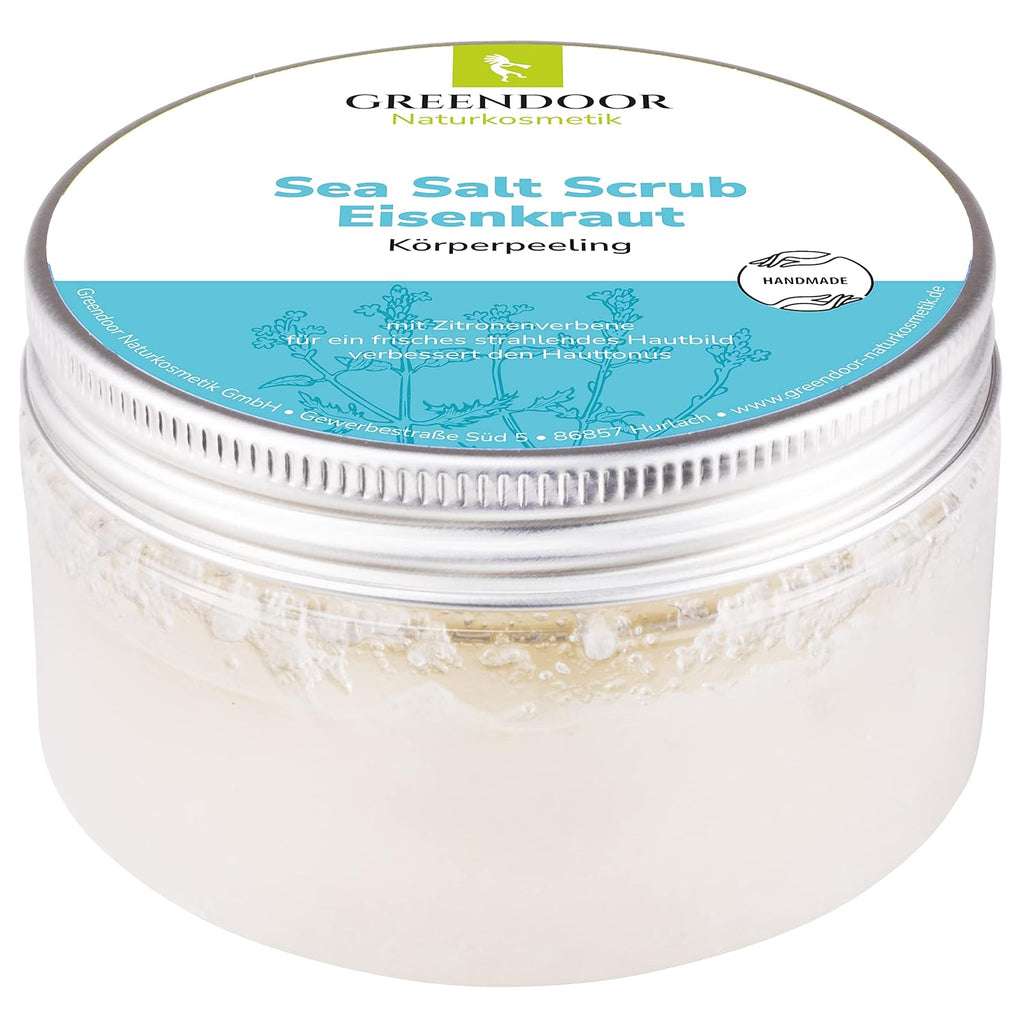 GREENDOOR Body Scrub, Vegan, Parfum de lămâie, 280 g