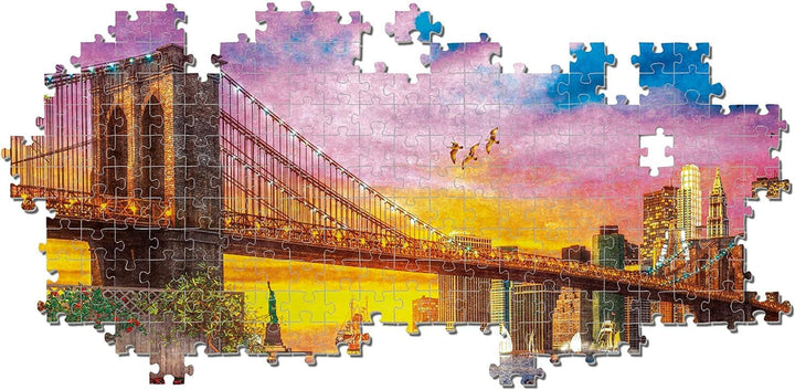 Clementoni - 33552 Collection - Manhattan Balcony Sunset, Puzzle 3000 piese pentru adulți și copii 10 ani, joc de îndemânare pentru întreaga familie