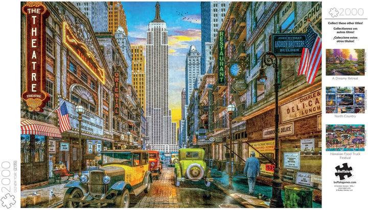 Buffalo Games - Vechiul New York - puzzle jigsaw 2000 piese