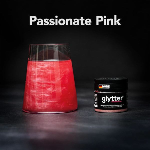 Glytter Glitter Powder For Drinks (roz) - Glitter comestibil pentru băuturi și lichide, Roz, 40 de grame