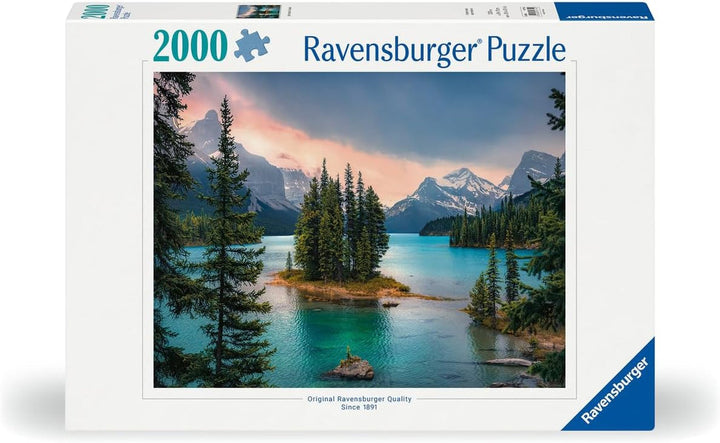 Ravensburger Puzzle 16714 - Spirit Island Canada - puzzle jigsaw de 2000 de piese pentru adulți și copii de peste 14 ani, puzzle peisaj cu motivul Canada