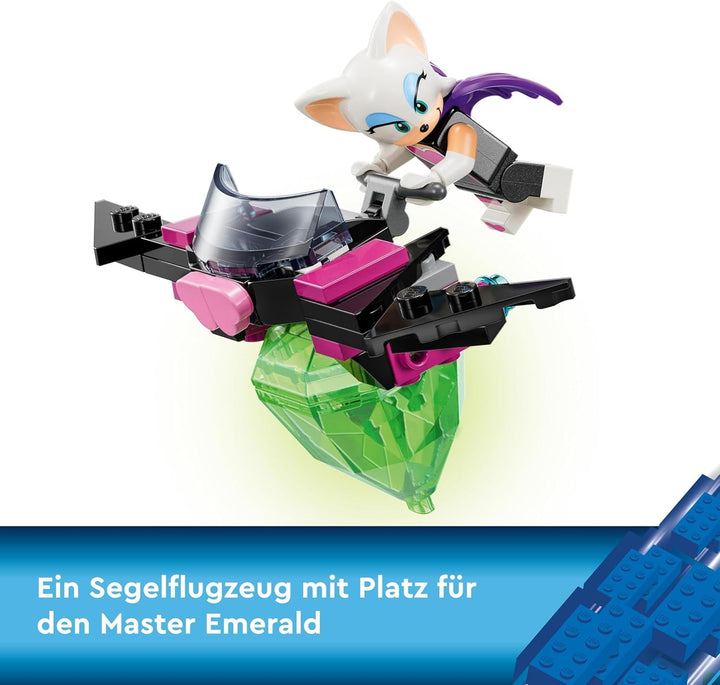 LEGO Sonic the Hedgehog Knuckles 'Guardian Mech', jucărie figurină de acțiune pentru băieți și fete cu vârsta de 8 ani și peste, cu Master Emerald și alte figurine din jocul video, idee de cadou pentru copii 76996