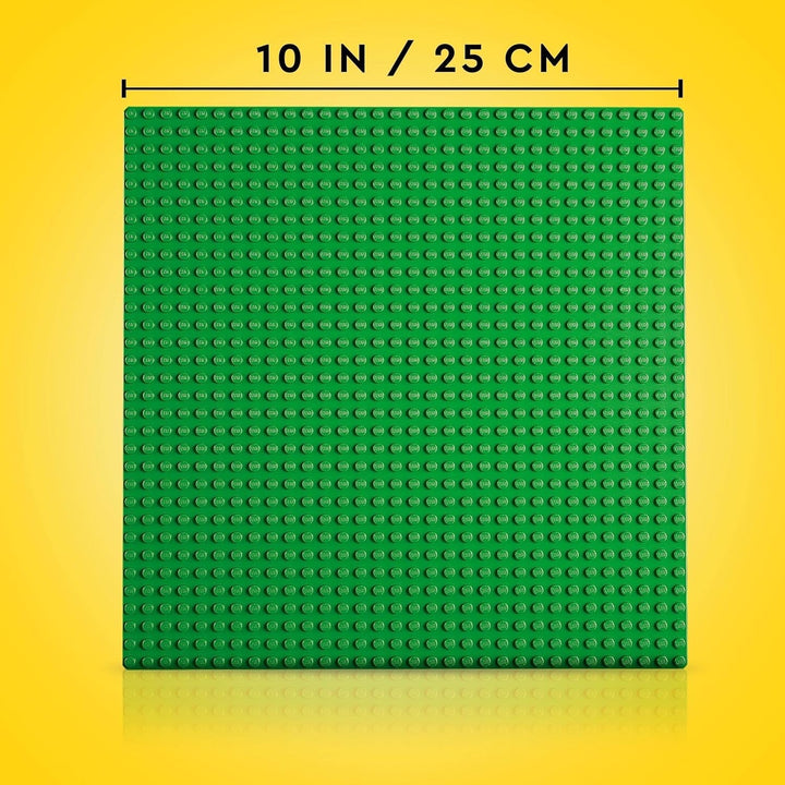 LEGO 11023 Placă de construcție clasică verde, placă de bază pătrată cu 32X32 adâncituri ca bază pentru construcții și pentru alte seturi LEGO
