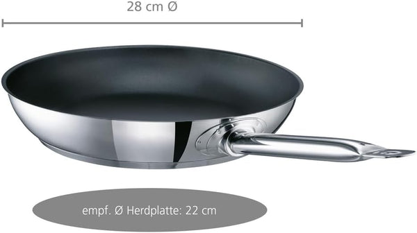 Gastrosus Industar Testsieger Bratpfanne Stiftung Warentest (1/2021) Industar Diamas Pro, Edelstahl, 28 Cm