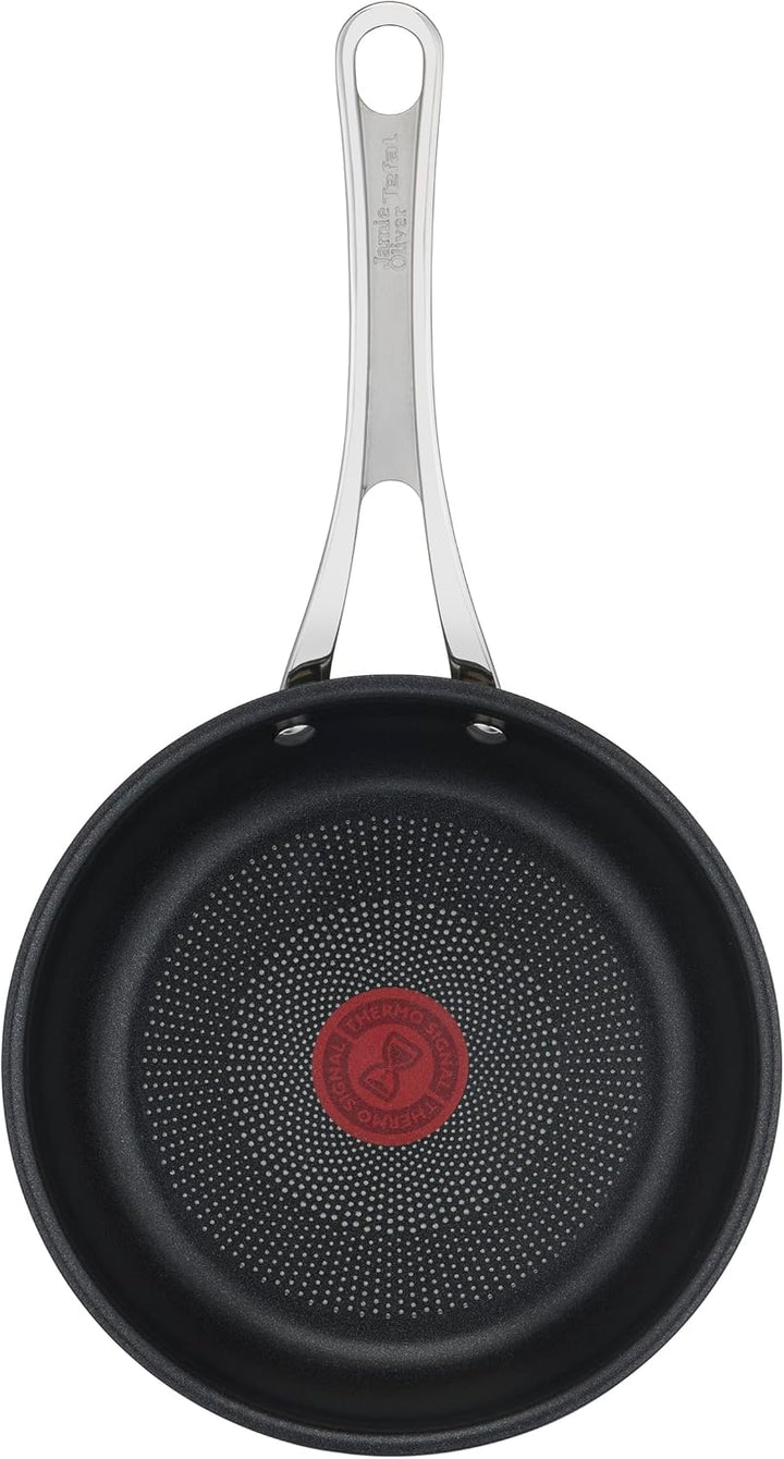 Tefal Jamie Oliver Cook'S Classics Bratpfanne 28 Cm, Antihaftversiegelung, Induktionstauglich, Backofenfest, Edelstahl, Genieteter Griff, E3060635