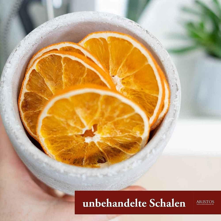 Felii de fructe uscate - felii de portocale pentru cocktailuri și ceai rece, ceai, vin fiert sau suc de fructe și punch pentru copii Produse deshidratate Naty Shop