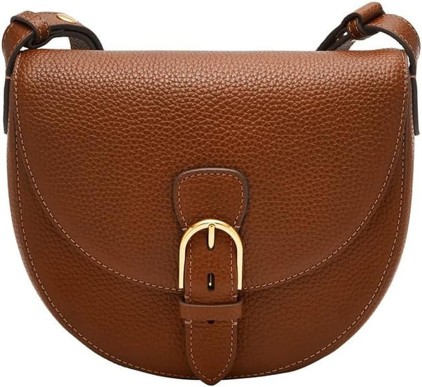 Geantă de mână Fossil Everleigh din piele sau bumbac pentru femei Genti Femei Naty Shop Maro cenușă