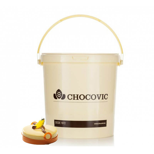 Barry Callebaut Chocovic fait, glaçage au chocolat blanc