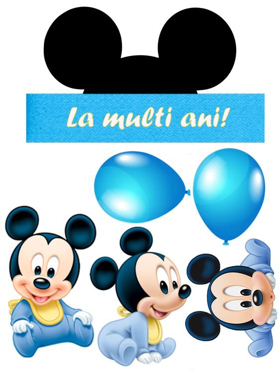 Imagine comestibila, Icing, topper - Mickey Mouse - Nati Shop