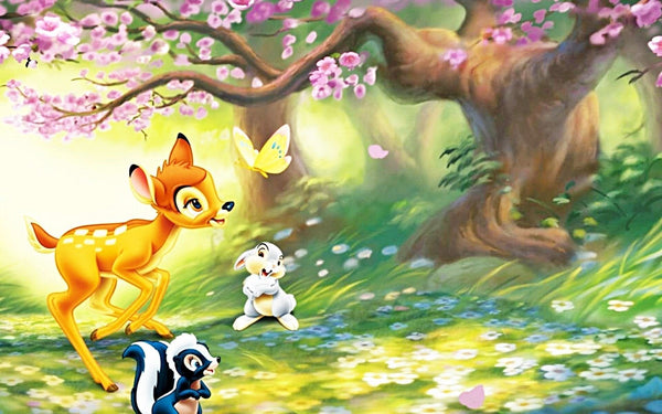 Imagine comestibila, vafa, format A4, Bambi Imagini comestibile Nati Shop