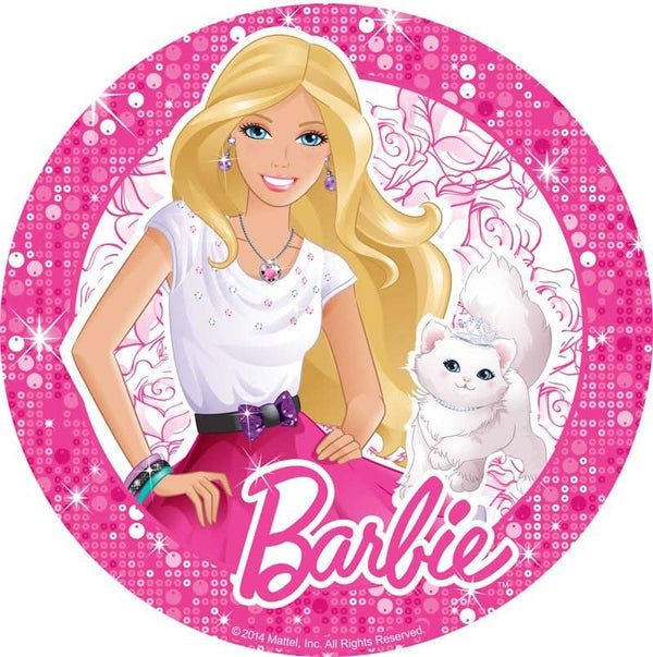 Imagine comestibila, vafa, format A4, Barbie Imagini comestibile Nati Shop