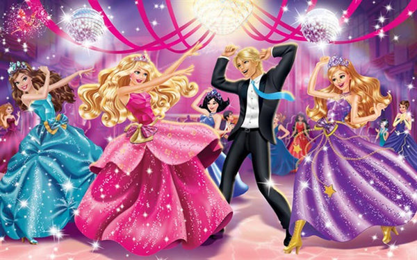 Imagine comestibila, vafa, format A4, Barbie Imagini comestibile Nati Shop