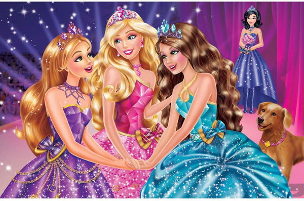 Imagine comestibila, vafa, format A4, Barbie Imagini comestibile Nati Shop