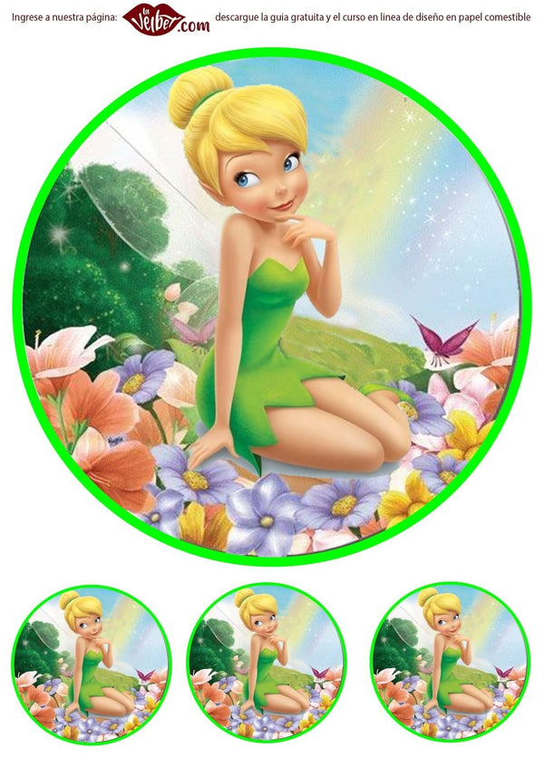 Imagine comestibila, vafa, format A4, Clopoţica (Tinker Bell) - Nati Shop