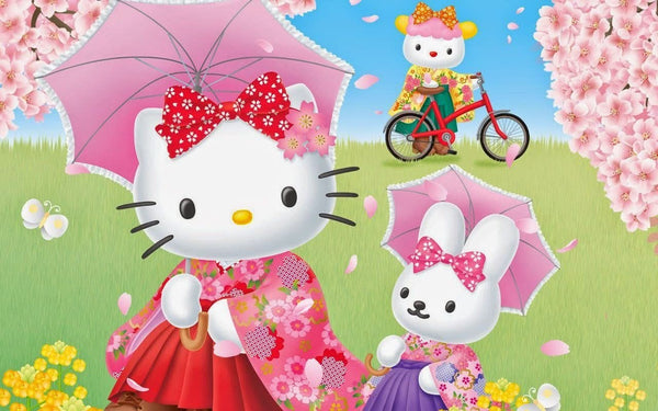 Imagine comestibila, vafa, format A4, Hello Kitty - Nati Shop