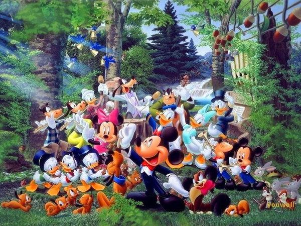 Imagine comestibila, vafa, format A4, Mickey Mouse Club Imagini comestibile Nati Shop