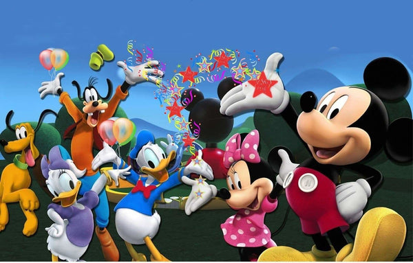 Imagine comestibila, vafa, format A4, Mickey Mouse Club Imagini comestibile Nati Shop