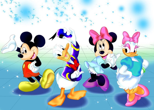 Imagine comestibila, vafa, format A4, Mickey Mouse Club Imagini comestibile Nati Shop