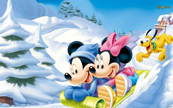 Imagine comestibila, vafa, format A4, Mickey si Minnie Mouse Imagini comestibile Nati Shop