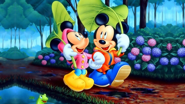 Imagine comestibila, vafa, format A4, Mickey si Minnie Mouse Imagini comestibile Nati Shop