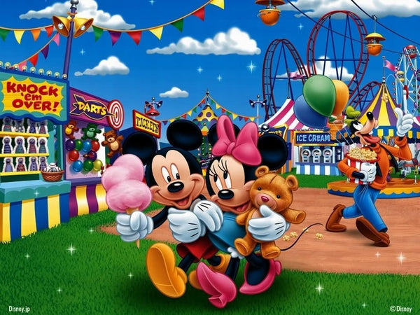 Imagine comestibila, vafa, format A4, Mickey si Minnie Mouse Imagini comestibile Nati Shop